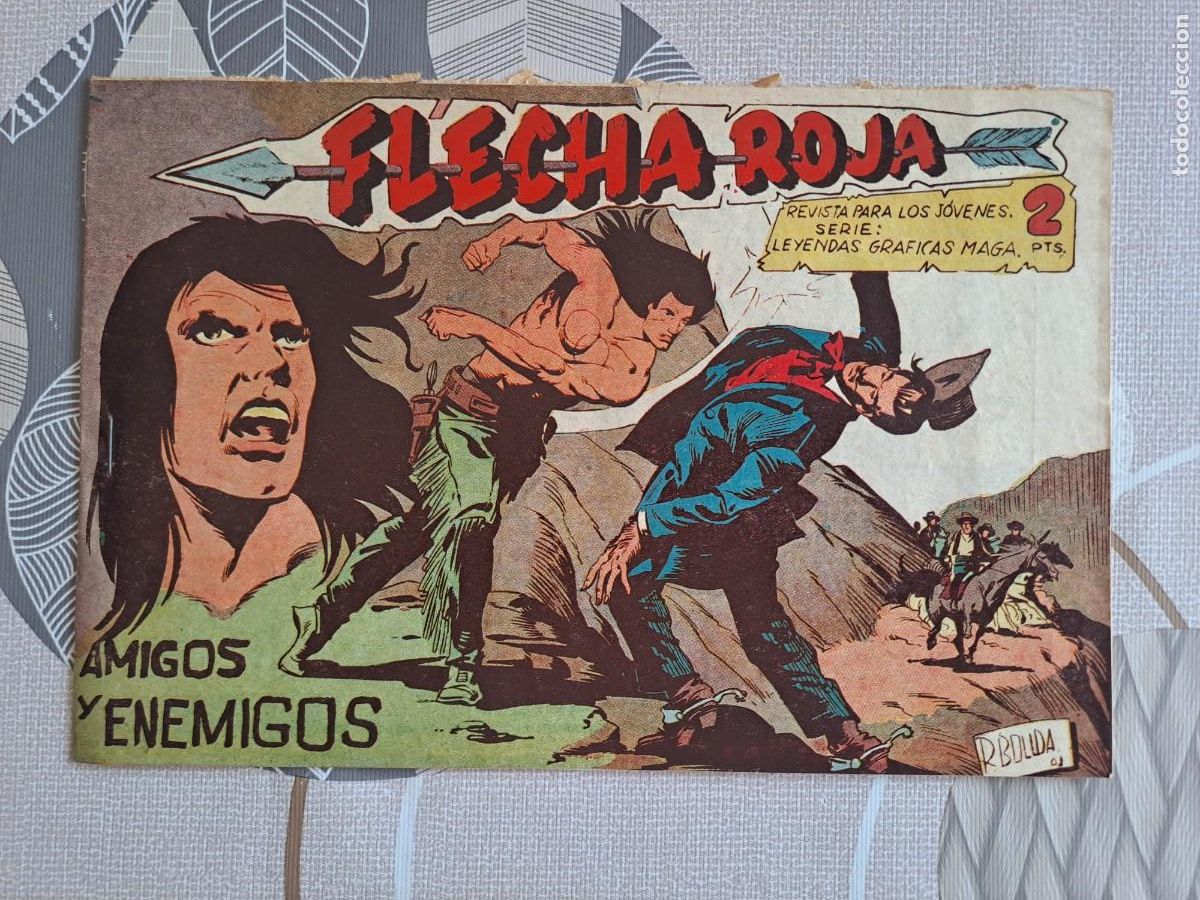 Tebeos: Flecha roja 64, Maga en buen estado