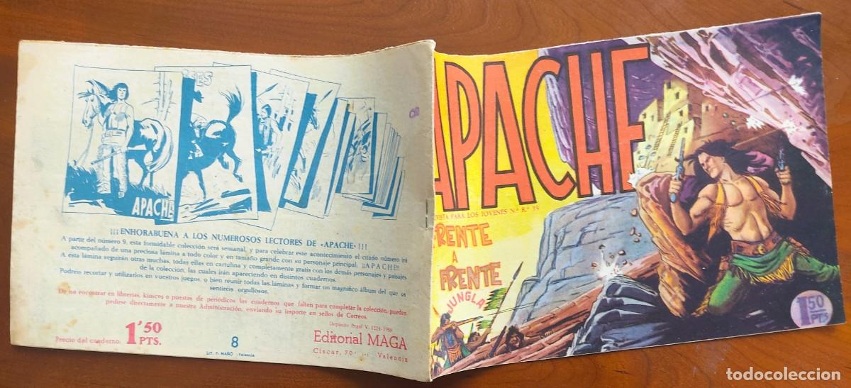 Tebeos: APACHE N&ordm; 8 - EDITORIAL MAGA - ORIGINAL DE &Eacute;POCA - Foto 2