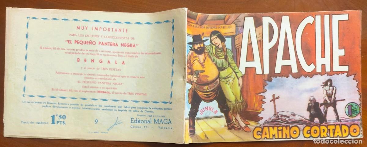 Tebeos: APACHE N&ordm; 9 - EDITORIAL MAGA - ORIGINAL DE &Eacute;POCA - Foto 2