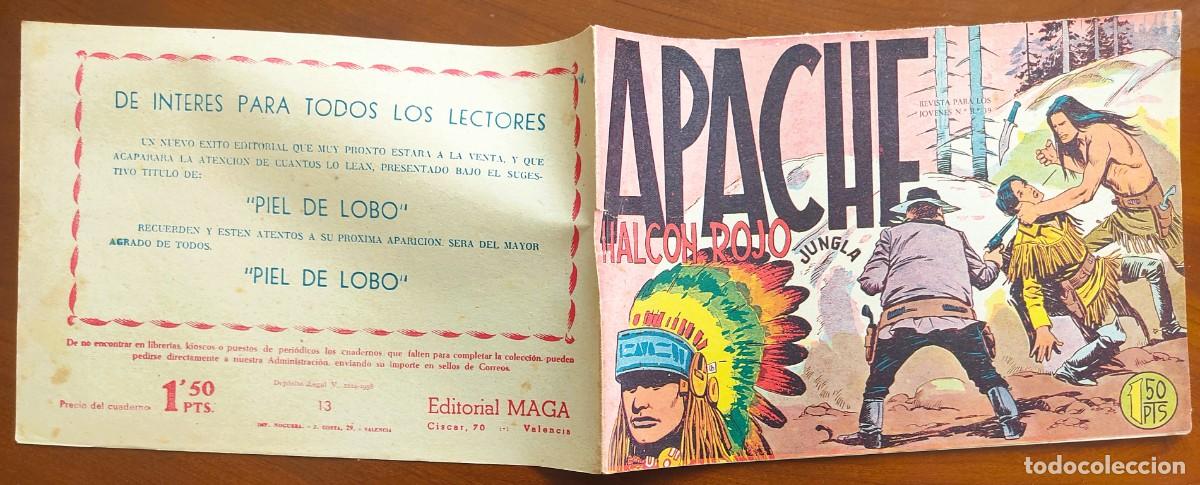 Tebeos: APACHE N&ordm; 13 - EDITORIAL MAGA - ORIGINAL DE &Eacute;POCA - Foto 2