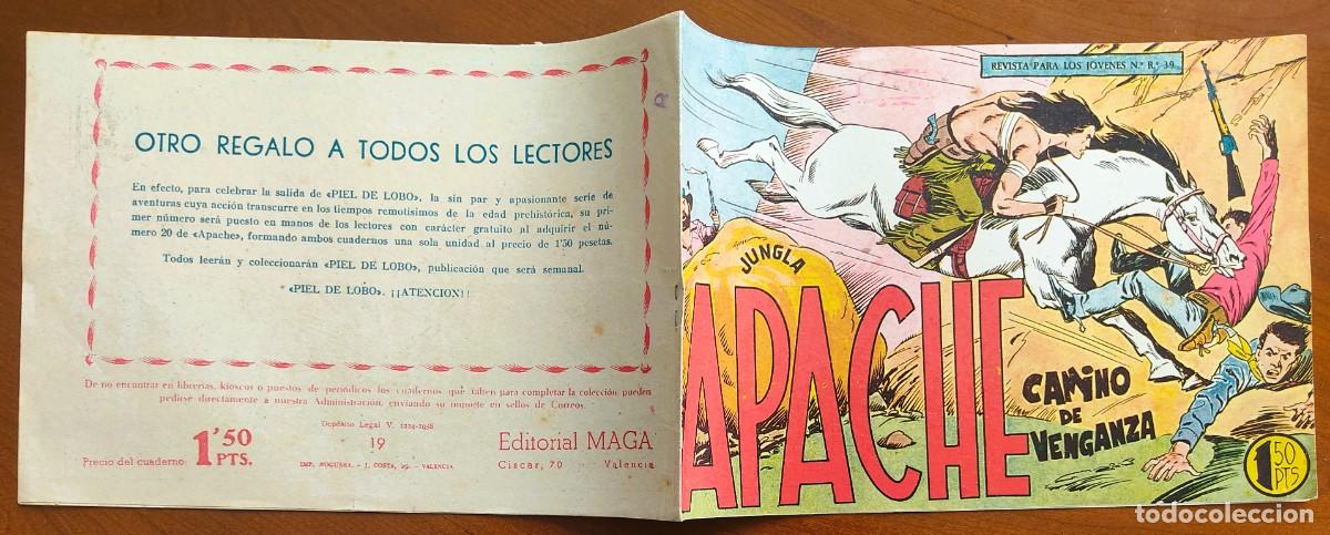 Tebeos: APACHE N&ordm; 19 - EDITORIAL MAGA - ORIGINAL DE &Eacute;POCA - Foto 2