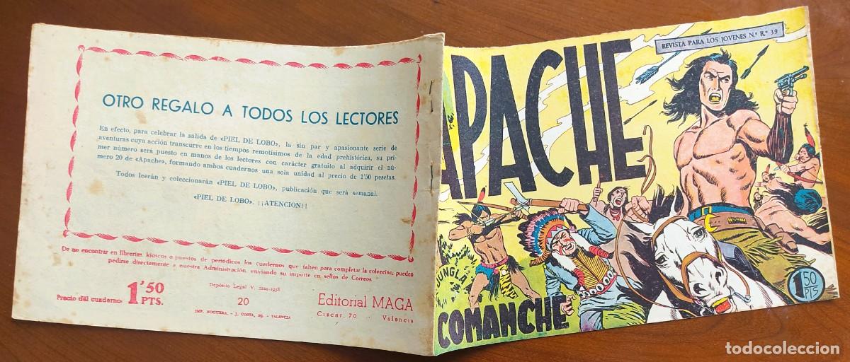 Tebeos: APACHE N&ordm; 20 - EDITORIAL MAGA - ORIGINAL DE &Eacute;POCA - Foto 2