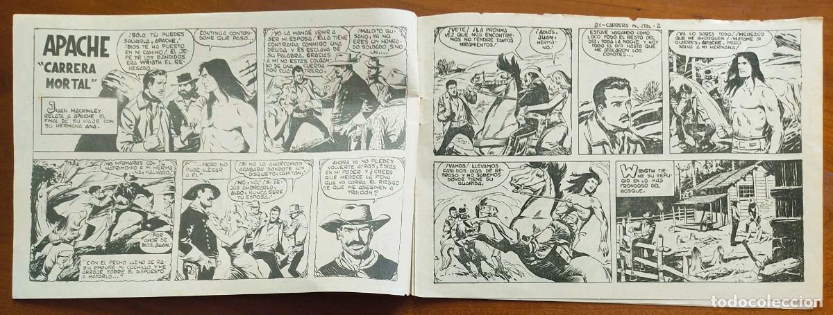 Tebeos: APACHE N&ordm; 21 - EDITORIAL MAGA - ORIGINAL DE &Eacute;POCA - Foto 3