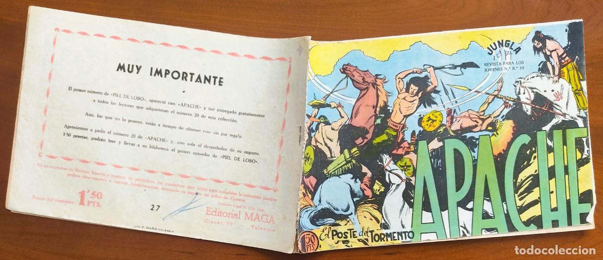 Tebeos: APACHE N&ordm; 27 - EDITORIAL MAGA - ORIGINAL DE &Eacute;POCA - Foto 2