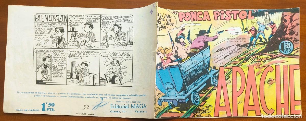 Tebeos: APACHE N&ordm; 32 - EDITORIAL MAGA - ORIGINAL DE &Eacute;POCA - Foto 2