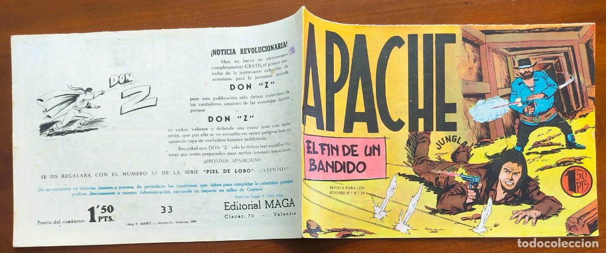 Tebeos: APACHE N&ordm; 33 - EDITORIAL MAGA - ORIGINAL DE &Eacute;POCA - Foto 2
