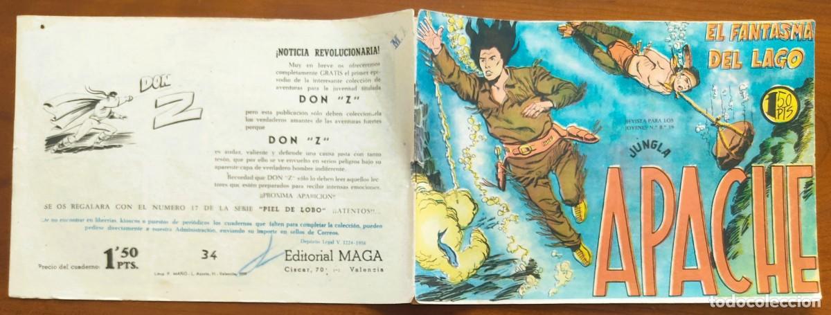 Tebeos: APACHE N&ordm; 34 - EDITORIAL MAGA - ORIGINAL DE &Eacute;POCA - Foto 2