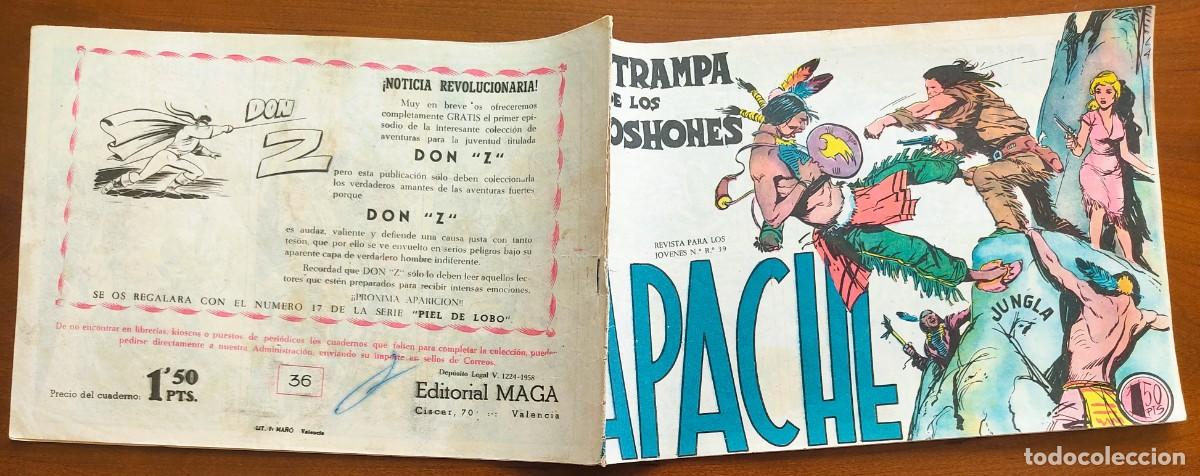 Tebeos: APACHE N&ordm; 36 - EDITORIAL MAGA - ORIGINAL DE &Eacute;POCA - Foto 2