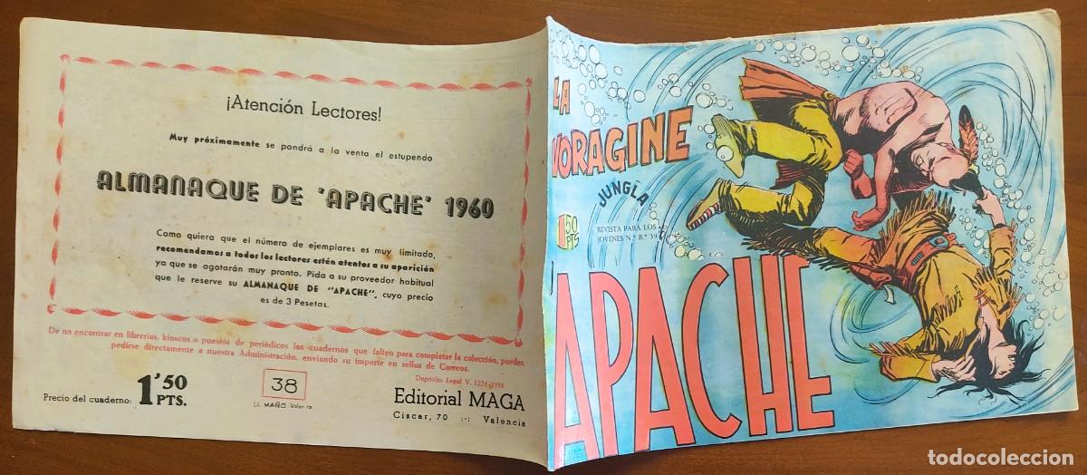 Tebeos: APACHE N&ordm; 38 - EDITORIAL MAGA - ORIGINAL DE &Eacute;POCA - Foto 2