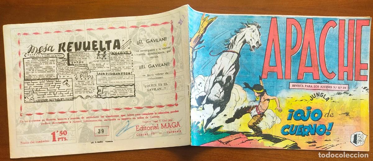 Tebeos: APACHE N&ordm; 39 - EDITORIAL MAGA - ORIGINAL DE &Eacute;POCA - Foto 2