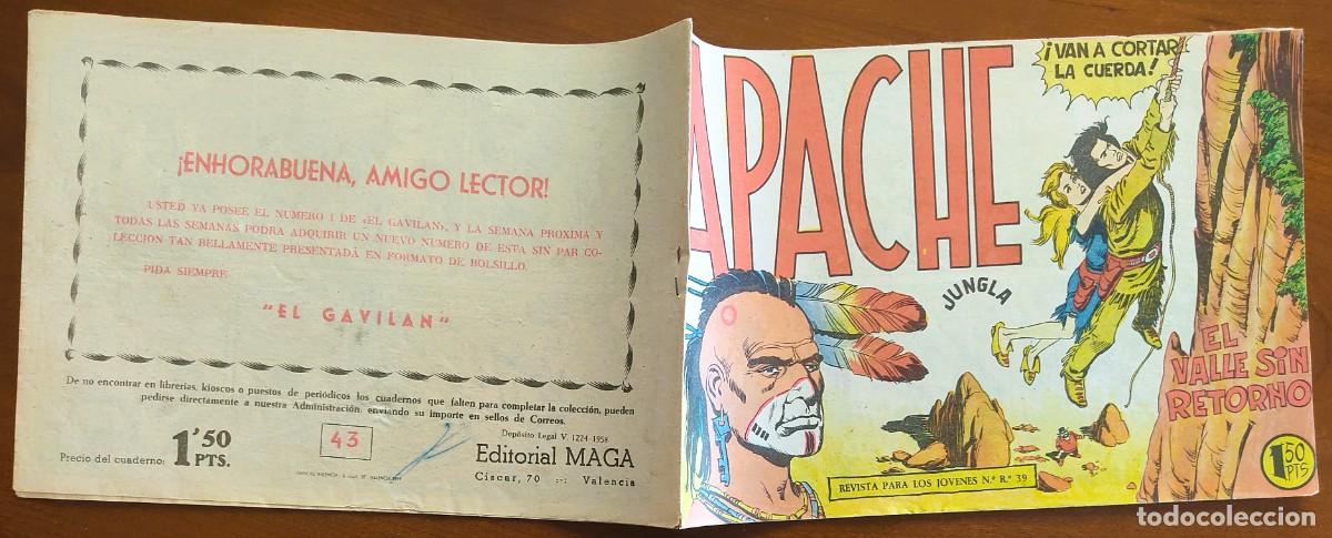 Tebeos: APACHE N&ordm; 43 - EDITORIAL MAGA - ORIGINAL DE &Eacute;POCA - Foto 2