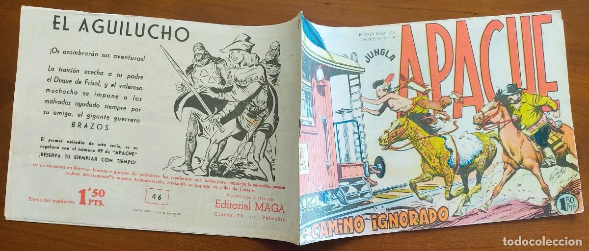 Tebeos: APACHE N&ordm; 46 - EDITORIAL MAGA - ORIGINAL DE &Eacute;POCA - Foto 2