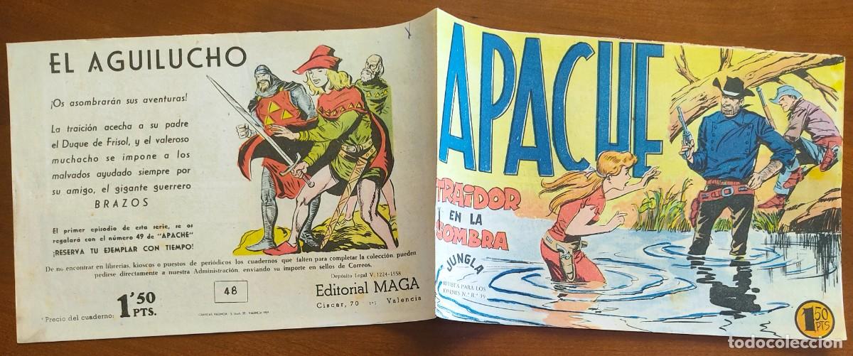 Tebeos: APACHE N&ordm; 48 - EDITORIAL MAGA - ORIGINAL DE &Eacute;POCA - Foto 2