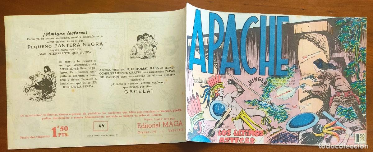 Tebeos: APACHE N&ordm; 49 - EDITORIAL MAGA - ORIGINAL DE &Eacute;POCA - Foto 2