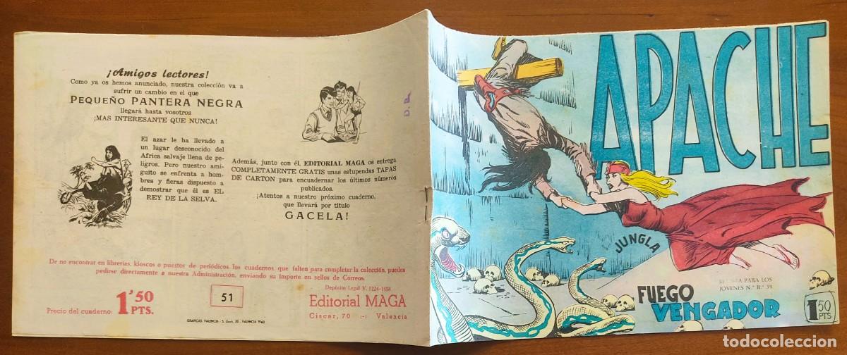 Tebeos: APACHE N&ordm; 51 - EDITORIAL MAGA - ORIGINAL DE &Eacute;POCA - Foto 2