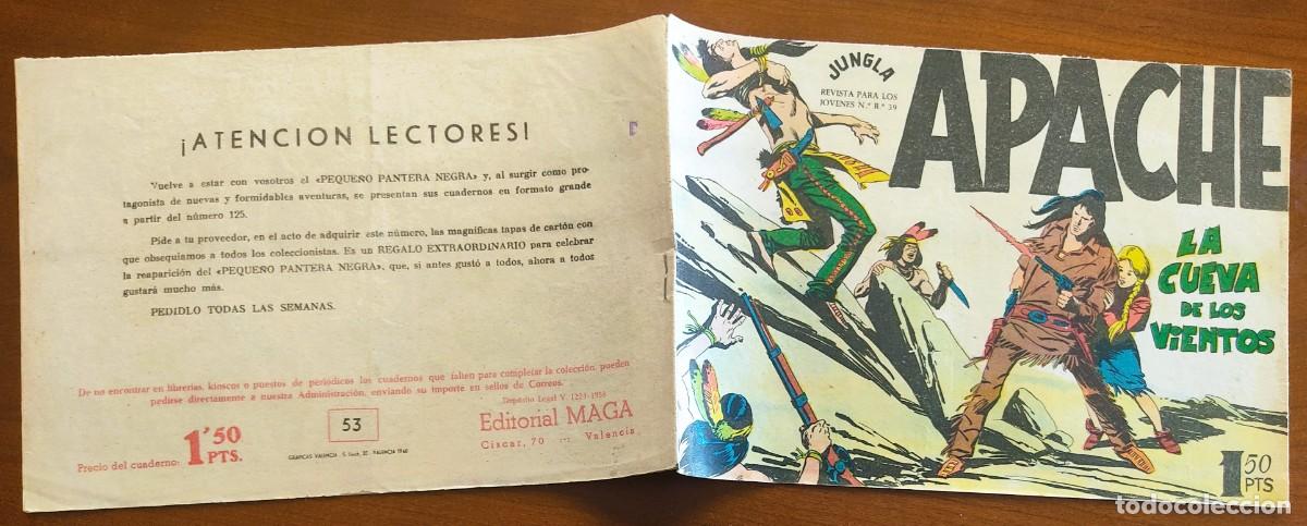 Tebeos: APACHE N&ordm; 53 - EDITORIAL MAGA - ORIGINAL DE &Eacute;POCA - Foto 2