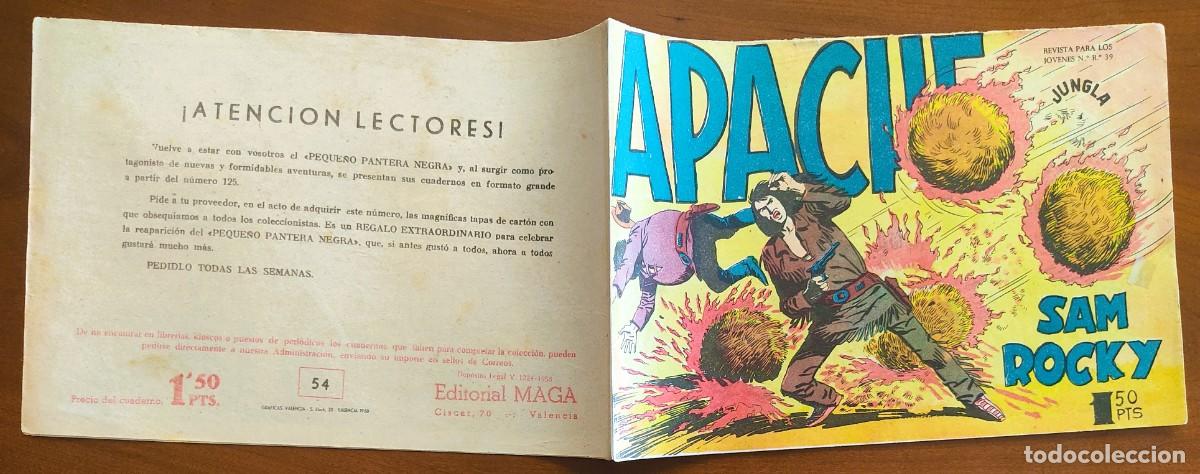 Tebeos: APACHE N&ordm; 54 - EDITORIAL MAGA - ORIGINAL DE &Eacute;POCA - Foto 2