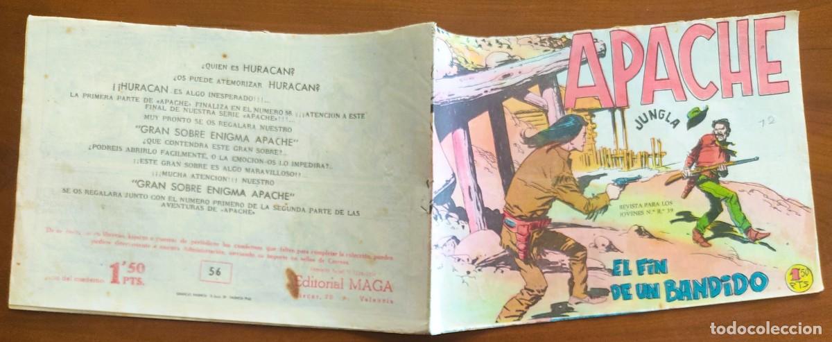 Tebeos: APACHE N&ordm; 56 - EDITORIAL MAGA - ORIGINAL DE &Eacute;POCA - &Uacute;LTIMO N&Uacute;MERO PRIMERA PARTE - Foto 2