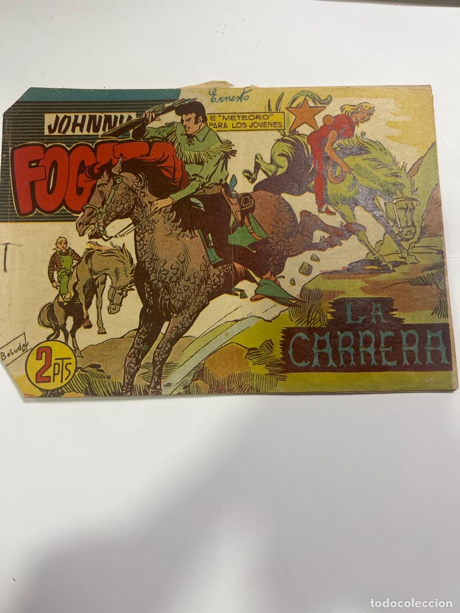Tebeos: JOHNNY FOGATA. N&deg; 56. LA CARRERA. EDITORIAL MAGA. 1960.