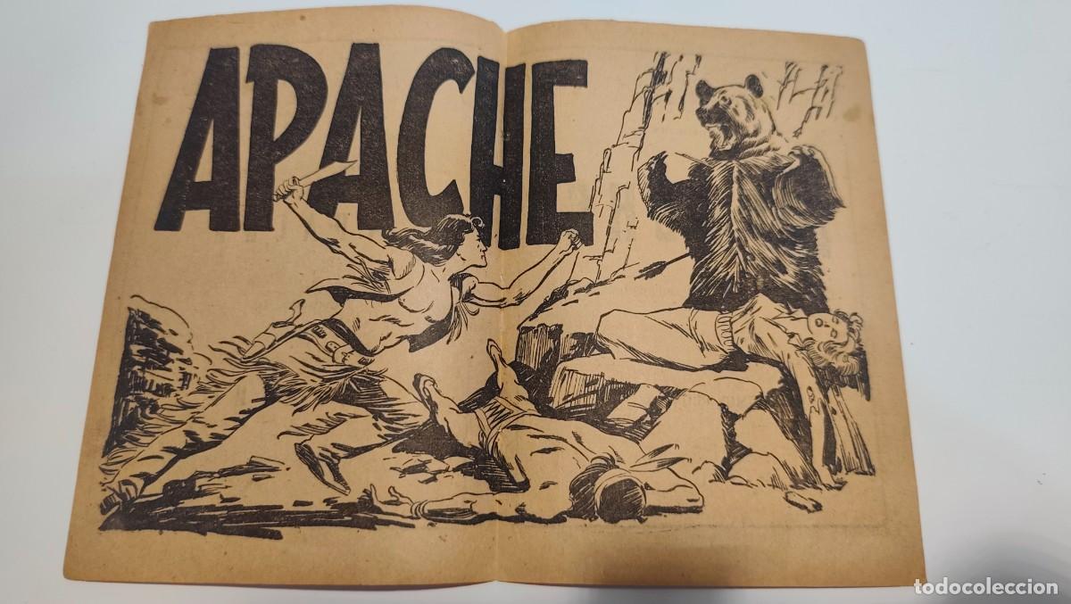 Tebeos: ENCARTE DE LA REVISTA PEQUE&Ntilde;O PANTERA NEGRA ANUNCIANDO LA COLECCION APACHE - ED MAGA - FOTO AD.