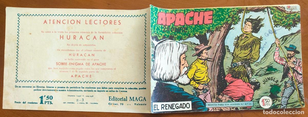 Tebeos: APACHE 2&ordf; PARTE N&ordm; 3 - EDITORIAL MAGA - ORIGINAL DE &Eacute;POCA - Foto 2