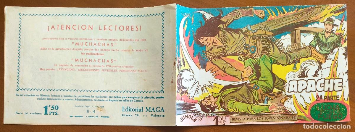 Tebeos: APACHE 2&ordf; PARTE N&ordm; 4 - EDITORIAL MAGA - ORIGINAL DE &Eacute;POCA - Foto 2