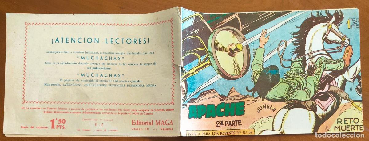 Tebeos: APACHE 2&ordf; PARTE N&ordm; 5 - EDITORIAL MAGA - ORIGINAL DE &Eacute;POCA - Foto 2