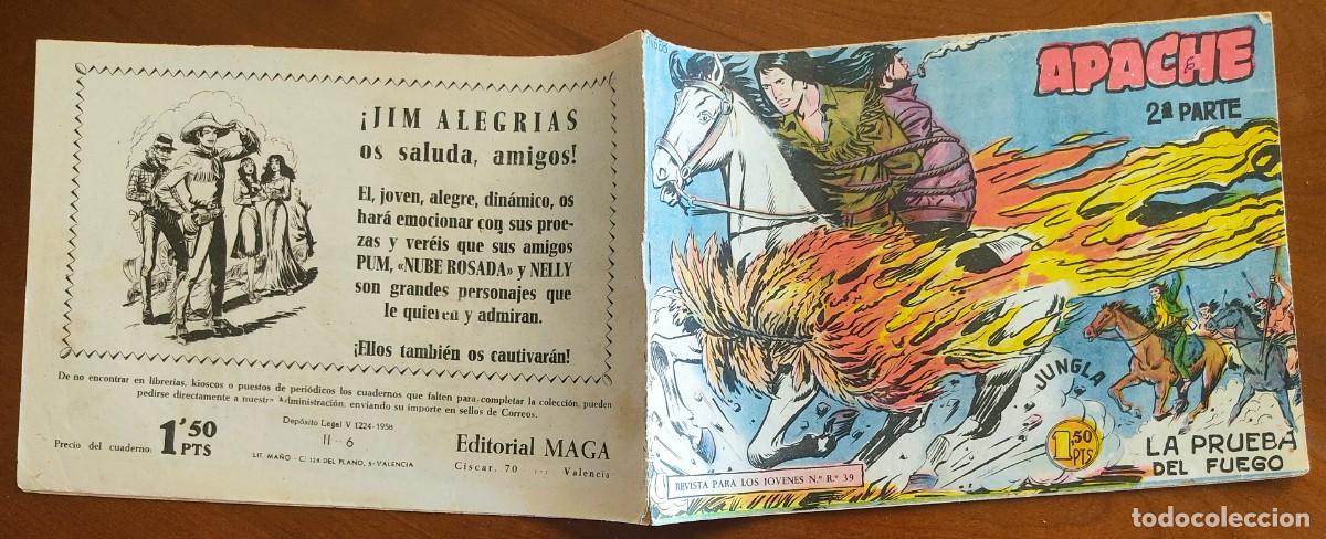 Tebeos: APACHE 2&ordf; PARTE N&ordm; 6 - EDITORIAL MAGA - ORIGINAL DE &Eacute;POCA - Foto 2