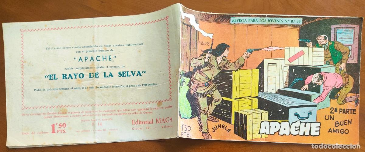 Tebeos: APACHE 2&ordf; PARTE N&ordm; 14 - EDITORIAL MAGA - ORIGINAL DE &Eacute;POCA - Foto 2
