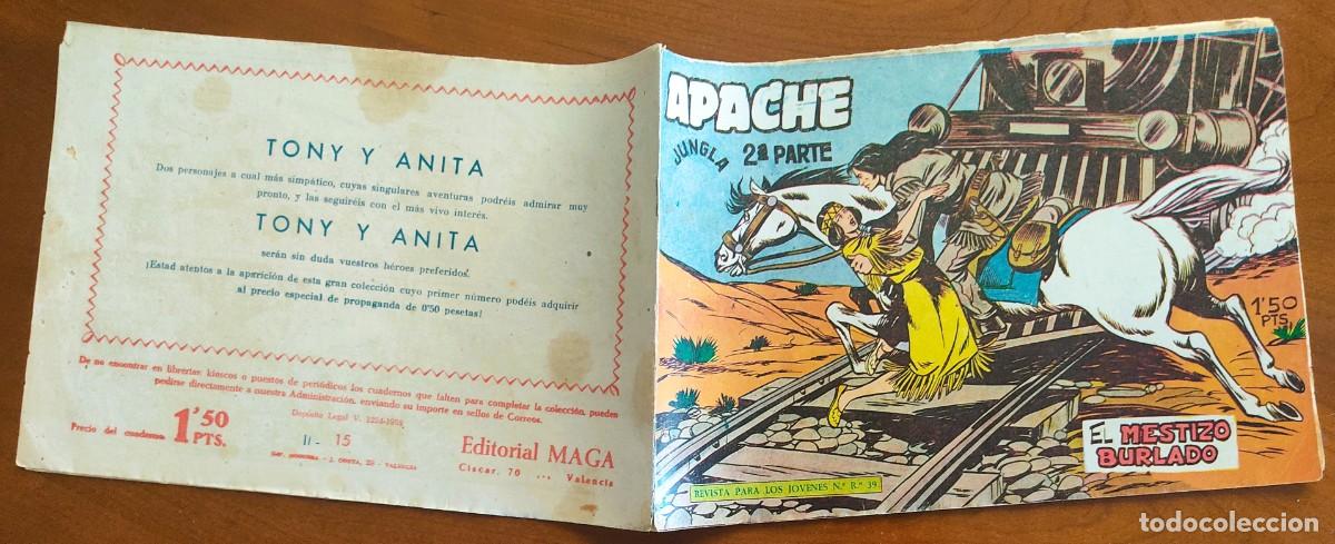 Tebeos: APACHE 2&ordf; PARTE N&ordm; 15 - EDITORIAL MAGA - ORIGINAL DE &Eacute;POCA - Foto 2