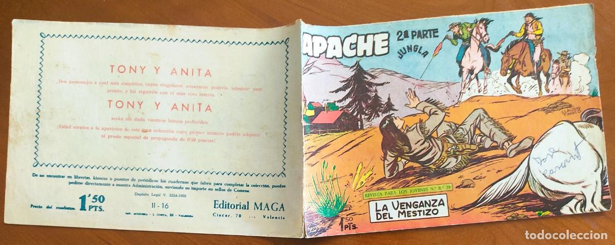Tebeos: APACHE 2&ordf; PARTE N&ordm; 16 - EDITORIAL MAGA - ORIGINAL DE &Eacute;POCA - Foto 2