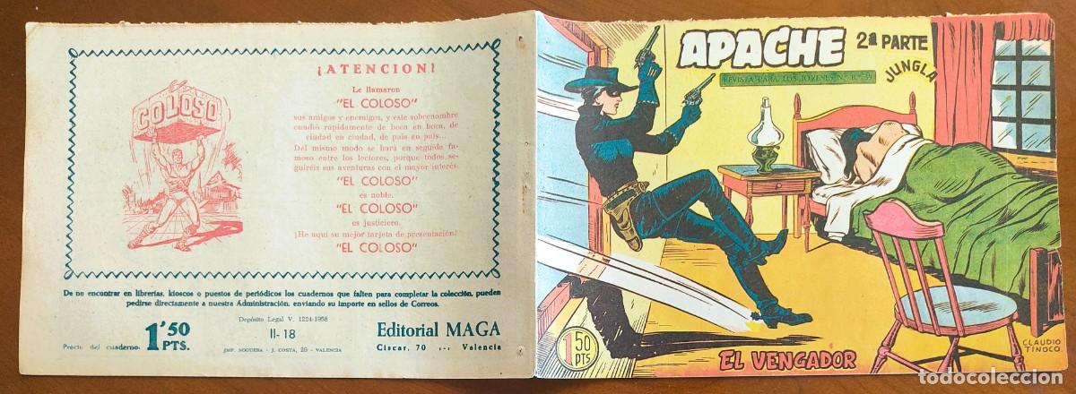 Tebeos: APACHE 2&ordf; PARTE N&ordm; 18 - EDITORIAL MAGA - ORIGINAL DE &Eacute;POCA - Foto 2