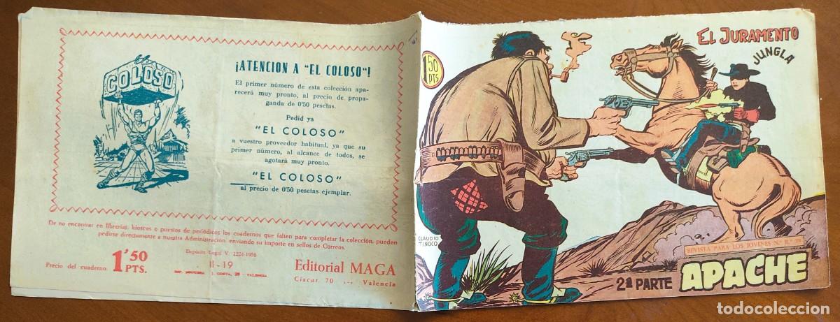 Tebeos: APACHE 2&ordf; PARTE N&ordm; 19 - EDITORIAL MAGA - ORIGINAL DE &Eacute;POCA - Foto 2