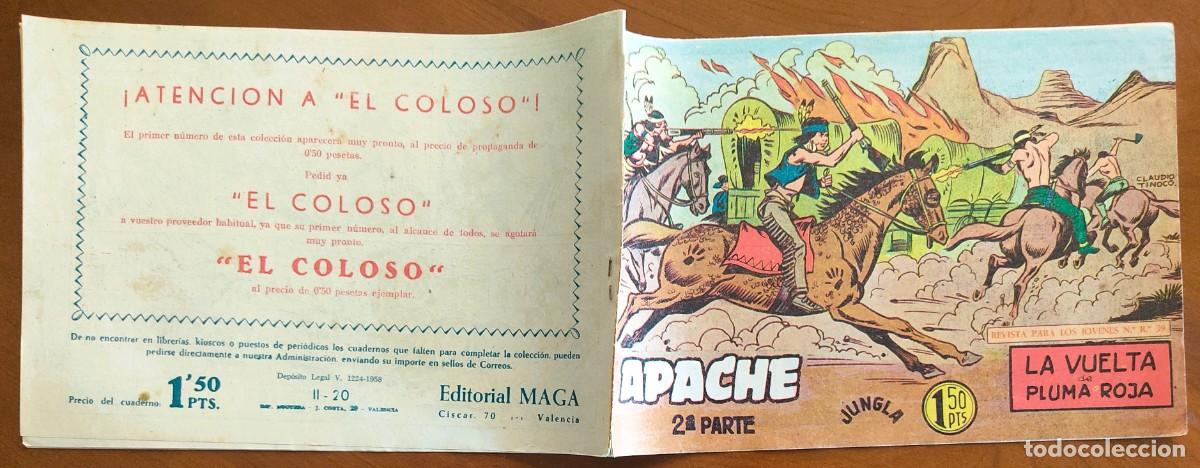 Tebeos: APACHE 2&ordf; PARTE N&ordm; 20 - EDITORIAL MAGA - ORIGINAL DE &Eacute;POCA - Foto 2