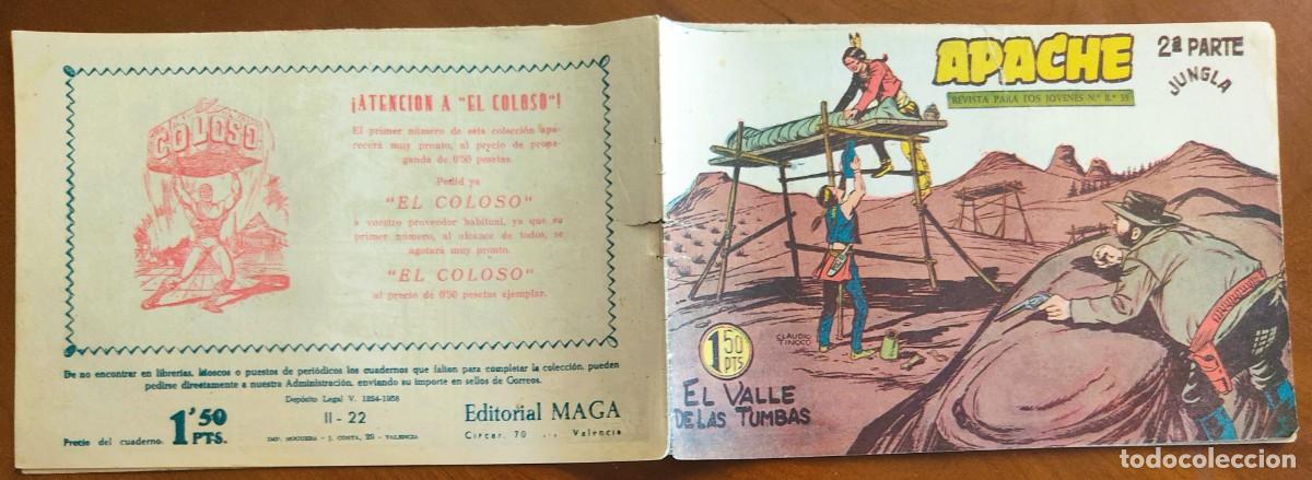 Tebeos: APACHE 2&ordf; PARTE N&ordm; 22 - EDITORIAL MAGA - ORIGINAL DE &Eacute;POCA - Foto 2