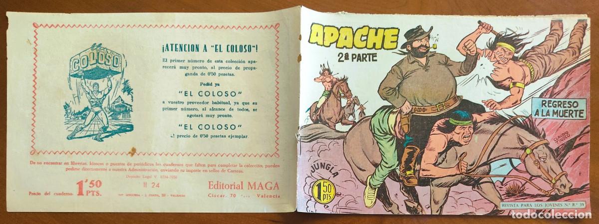 Tebeos: APACHE 2&ordf; PARTE N&ordm; 24 - EDITORIAL MAGA - ORIGINAL DE &Eacute;POCA - Foto 2