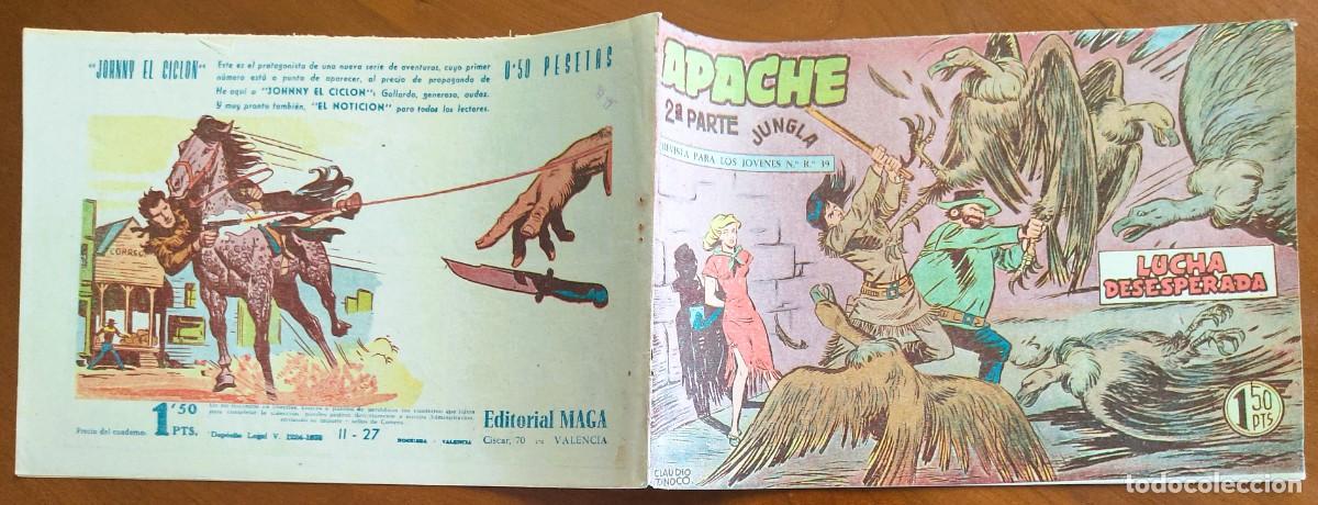 Tebeos: APACHE 2&ordf; PARTE N&ordm; 27 - EDITORIAL MAGA - ORIGINAL DE &Eacute;POCA - Foto 2