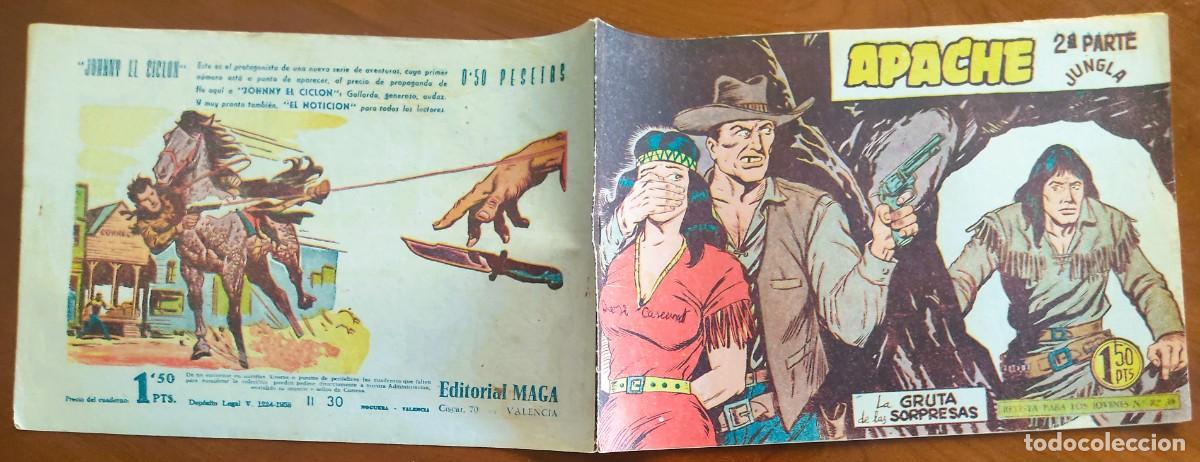 Tebeos: APACHE 2&ordf; PARTE N&ordm; 30 - EDITORIAL MAGA - ORIGINAL DE &Eacute;POCA - Foto 2