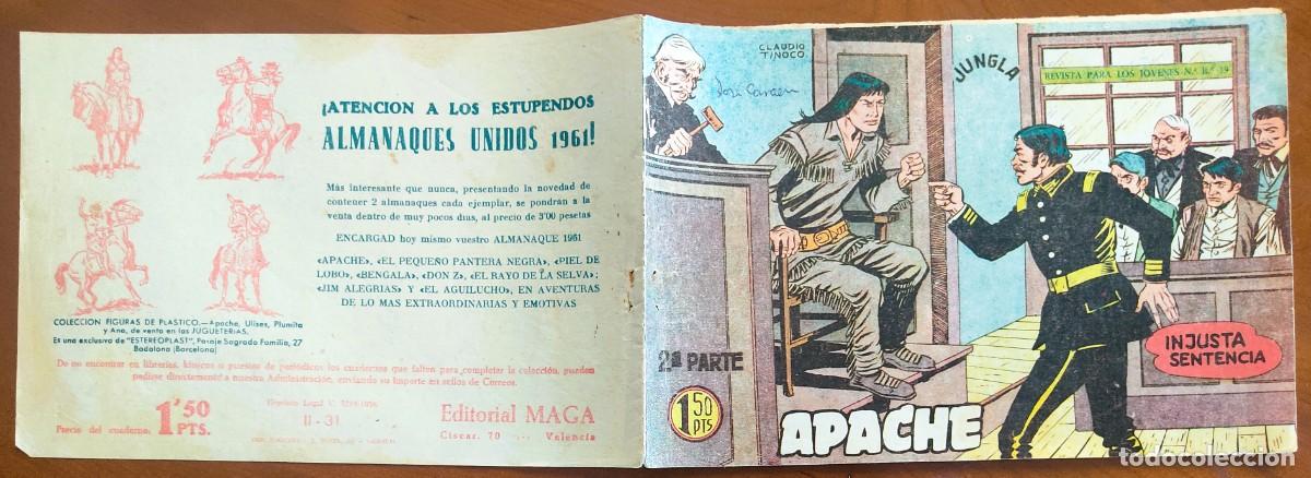 Tebeos: APACHE 2&ordf; PARTE N&ordm; 31 - EDITORIAL MAGA - ORIGINAL DE &Eacute;POCA - Foto 2