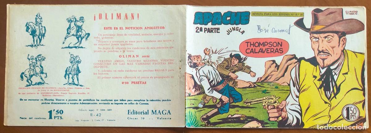 Tebeos: APACHE 2&ordf; PARTE N&ordm; 42 - EDITORIAL MAGA - ORIGINAL DE &Eacute;POCA - Foto 2