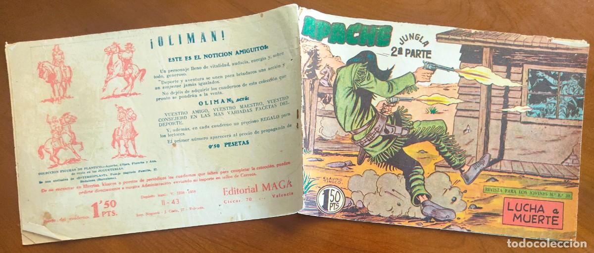 Tebeos: APACHE 2&ordf; PARTE N&ordm; 43 - EDITORIAL MAGA - ORIGINAL DE &Eacute;POCA - Foto 2