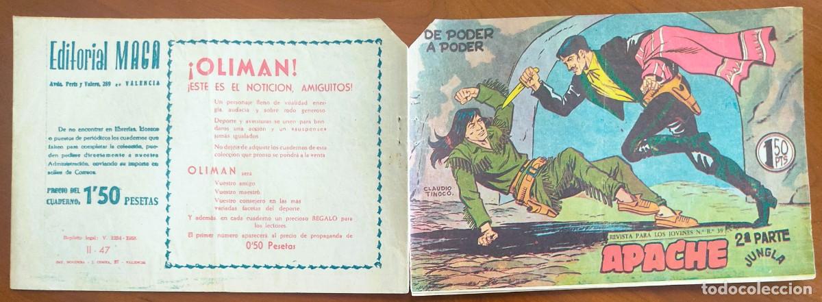 Tebeos: APACHE 2&ordf; PARTE N&ordm; 47 - EDITORIAL MAGA - ORIGINAL DE &Eacute;POCA - Foto 2