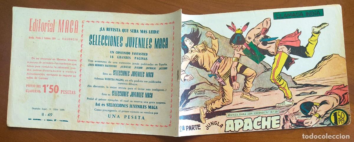 Tebeos: APACHE 2&ordf; PARTE N&ordm; 49 - EDITORIAL MAGA - ORIGINAL DE &Eacute;POCA - Foto 2