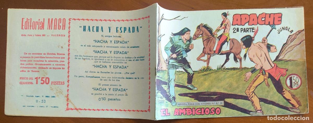 Tebeos: APACHE 2&ordf; PARTE N&ordm; 53 - EDITORIAL MAGA - ORIGINAL DE &Eacute;POCA - Foto 2