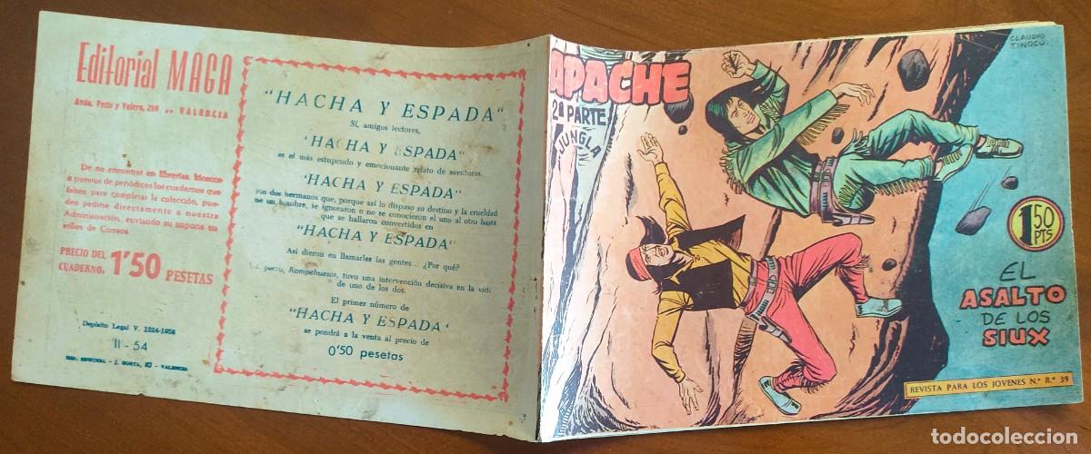 Tebeos: APACHE 2&ordf; PARTE N&ordm; 54 - EDITORIAL MAGA - ORIGINAL DE &Eacute;POCA - Foto 2