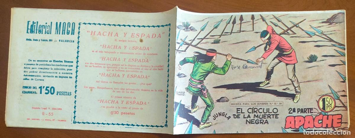 Tebeos: APACHE 2&ordf; PARTE N&ordm; 55 - EDITORIAL MAGA - ORIGINAL DE &Eacute;POCA - Foto 2