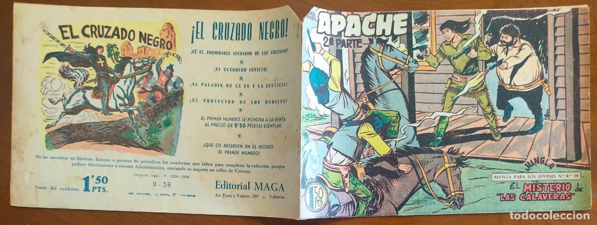 Tebeos: APACHE 2&ordf; PARTE N&ordm; 58 - EDITORIAL MAGA - ORIGINAL DE &Eacute;POCA - Foto 2