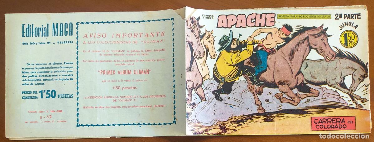 Tebeos: APACHE 2&ordf; PARTE N&ordm; 62 - EDITORIAL MAGA - ORIGINAL DE &Eacute;POCA - Foto 2