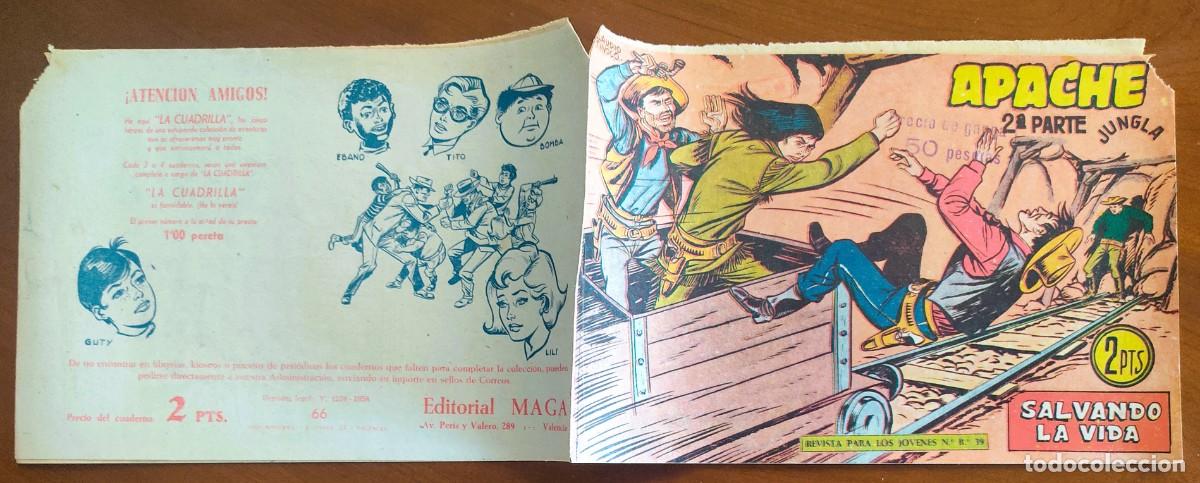 Tebeos: APACHE 2&ordf; PARTE N&ordm; 66 - EDITORIAL MAGA - ORIGINAL DE &Eacute;POCA - Foto 2
