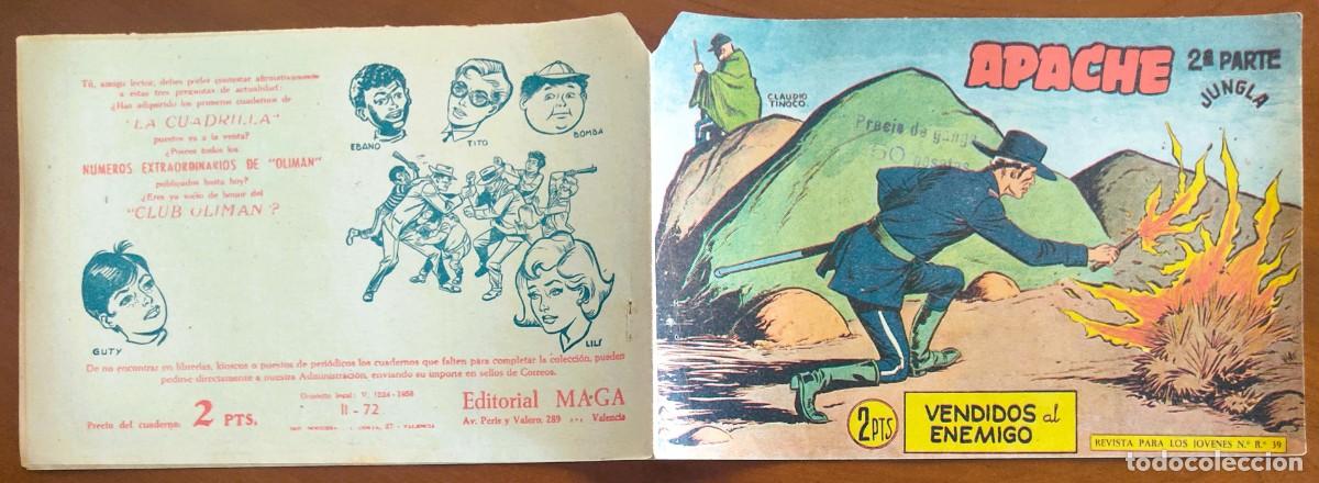Tebeos: APACHE 2&ordf; PARTE N&ordm; 72 - EDITORIAL MAGA - ORIGINAL DE &Eacute;POCA - Foto 2